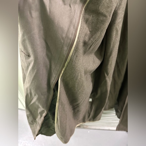 London Fog Men's Trench Coat - Dark Brown size 14 removable lining - Picture 7 of 15